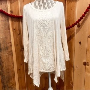 Style&Co Long Sleeve Bohemian Style Tee